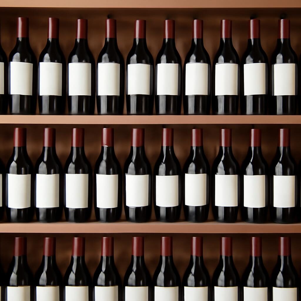 Rayon de vins rouges de Bordeaux et Bourgogne en cave