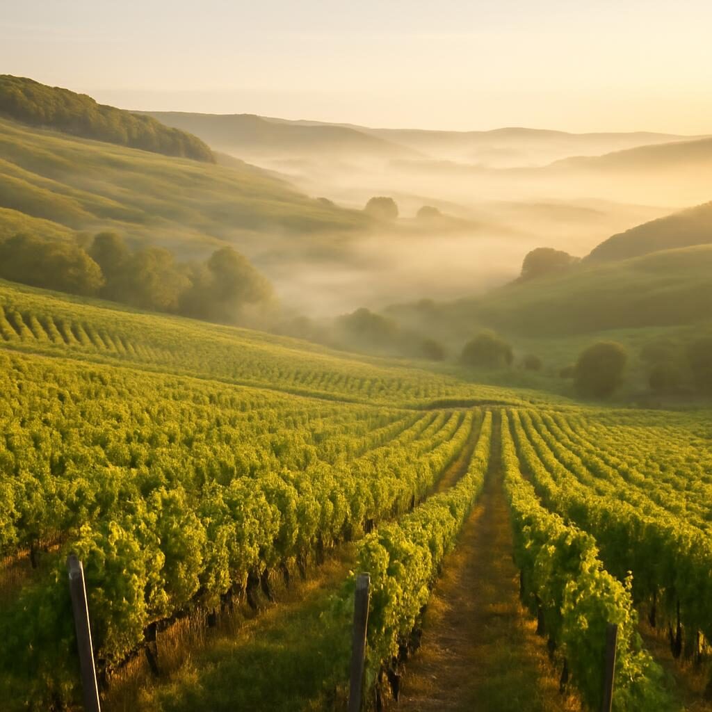 Vignoble de Chablis Grand Cru sur le coteau