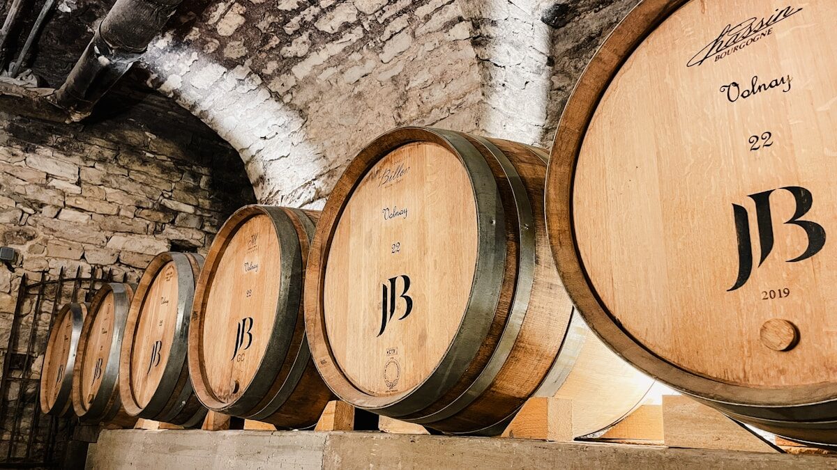Fûts de chêne pour élevage du Chardonnay en Bourgogne