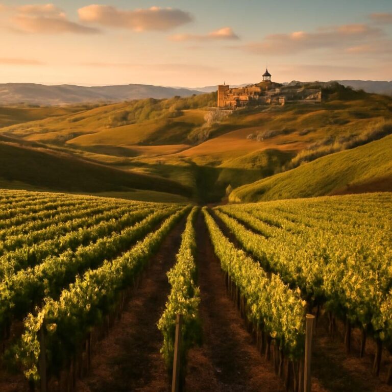 Vignobles Beaujolais collines coteaux Gamay