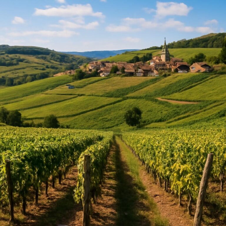 Vignoble Mercurey Côte Chalonnaise Bourgogne paysage