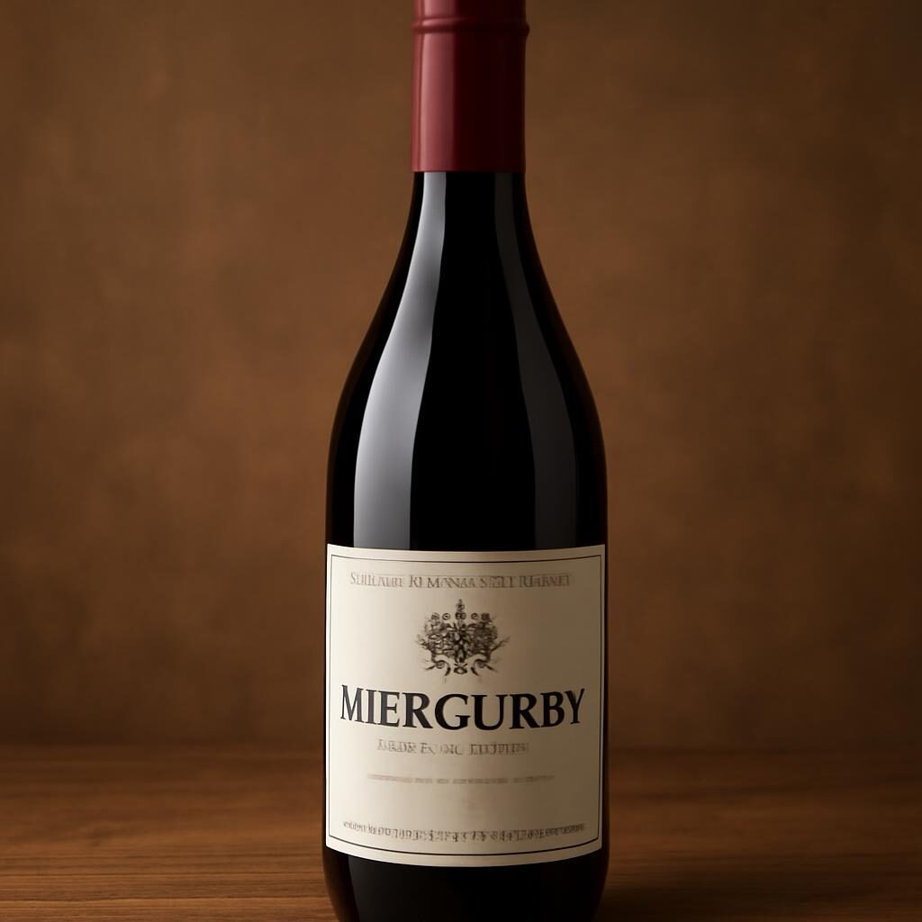 Bouteille Mercurey rouge Bourgogne étiquette